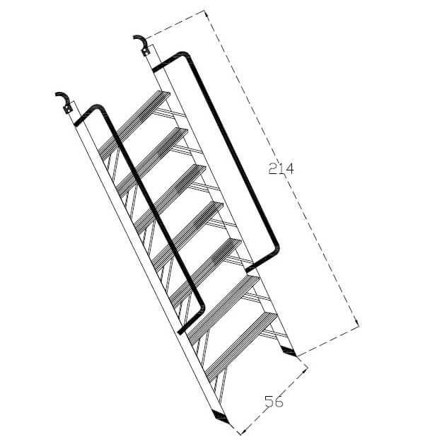 Aluminium ladder range